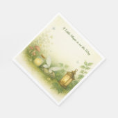 Serviette En Papier Woodland Glow Baby Shower Invitation | Firefly Jar (Coin)