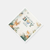 Serviette En Papier Woodland Houston Nous Avons Un Garçon De L'Espace  (Coin)