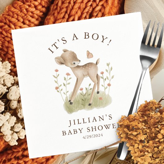 Serviette En Papier Woodland Wonder Deer