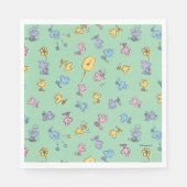 Serviette En Papier Woodstock Sugar Pop Art Pattern (Devant)