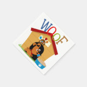 Serviette En Papier Woof Dog (Coin)