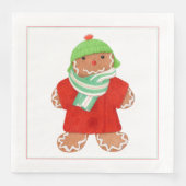 Serviette En Papier WOOLIE GINGERBREAD Diner Standard Papier de table (Devant)