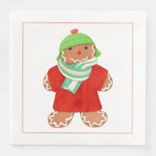 Serviette En Papier WOOLIE GINGERBREAD Diner Standard Papier de table