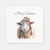 Serviette En Papier Wooly Wonderland, coutume (Devant)
