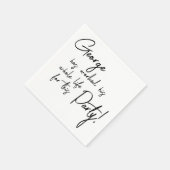 Serviette En Papier Worked Their Whole Life Retirement Party (Coin)