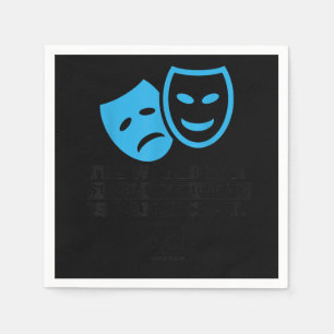 Serviette En Papier World is a Stage Theater Masques mignonne Actor Do
