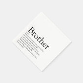 Serviette En Papier World's Best Ever Brother, définition d'Hermano (Coin)