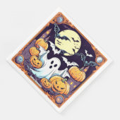 Serviette En Papier Wow Halloween Thrill (Coin)