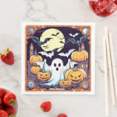 Serviette En Papier Wow Halloween Thrill (En situation)