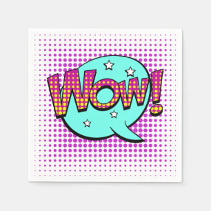 Serviette En Papier Wow! Party