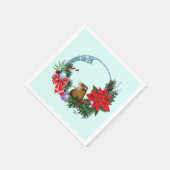 Serviette En Papier Wreath de la souris de Noël (Coin)