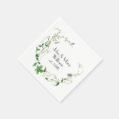 Serviette En Papier Wreath Fleur sauvage (Coin)