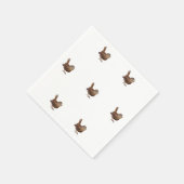 Serviette En Papier Wren Bird chante bruyante et belle chanson (Coin)