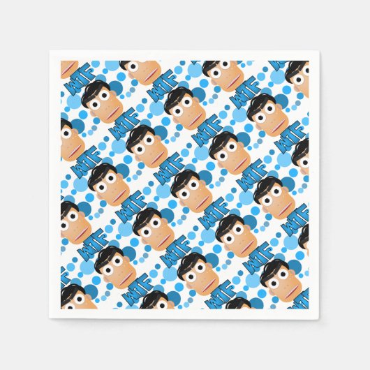 SERVIETTE EN PAPIER WTF (Devant)
