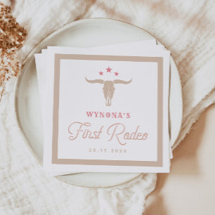 Serviette En Papier WYNONA Pink Cowgirl Premier Rodéo fête d'anniversa