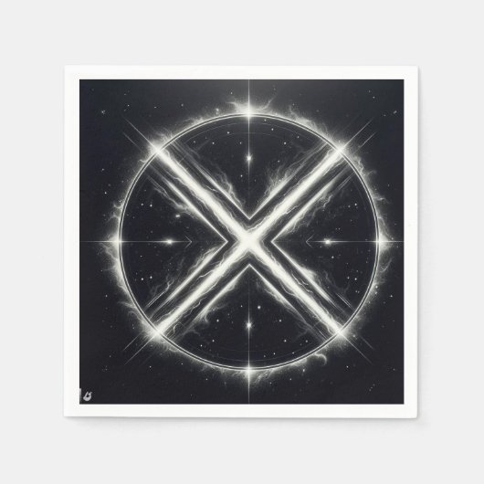 SERVIETTE EN PAPIER X (Devant)