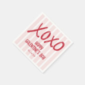 Serviette En Papier XOXO Hand Drawn Galentine’s Day Party (Coin)