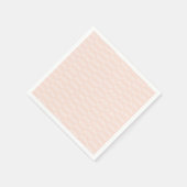 Serviette En Papier Xoxo rose et blanc Saint Valentin (Coin)