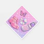Serviette En Papier Y2K 2000 's Party Napkin (Coin)