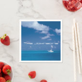 Serviette En Papier Yachting dans le bleu (En situation)
