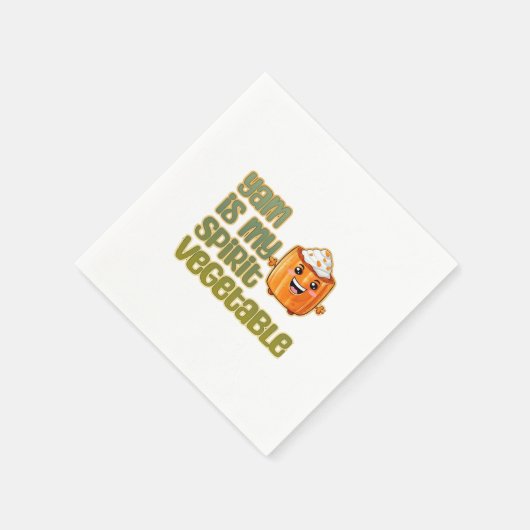Serviette En Papier Yam Is My Spirit Vegetable Classic (Coin)