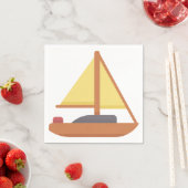 Serviette En Papier Yatch (En situation)