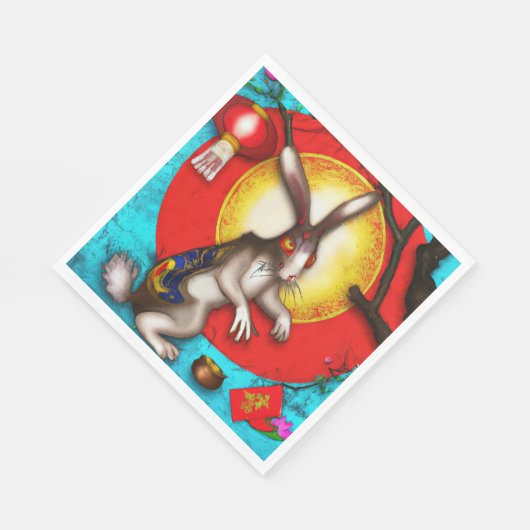Serviette En Papier Year of the rabbit (Coin)