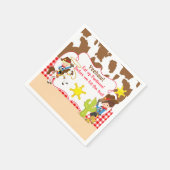 Serviette En Papier Yeehaw Cowboy Western Anniversaire Party (Coin)