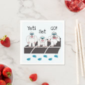 Serviette En Papier Yeti Set Go Napkins (En situation)