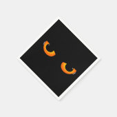 Serviette En Papier Yeux éffrayants (Coin)