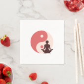 Serviette En Papier Yoga (En situation)