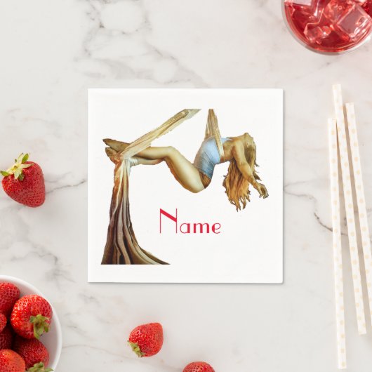 Serviette En Papier yoga aérien Thunder_Cove (En situation)