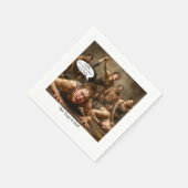 Serviette En Papier Yoga chaud en enfer. (Coin)