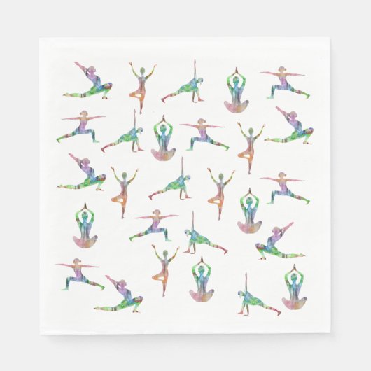 Serviette En Papier Yoga Joy (Devant)
