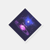 Serviette En Papier Yoga Zen Cosmique Namaste Cristal Lotus Fleur (Coin)