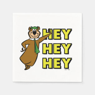 Serviette En Papier Yogi Bear Hey Hey Hey