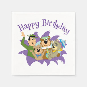 Serviette En Papier Yogi Ours et amis Surprise