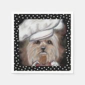 Serviette En Papier Yorkie (Devant)