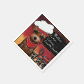 SERVIETTE EN PAPIER YORKIE (Coin)