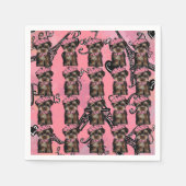 SERVIETTE EN PAPIER YORKIE POO (Devant)