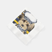 SERVIETTE EN PAPIER YORKIE POO (Coin)