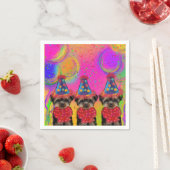 Serviette En Papier Yorkie Poo (En situation)