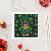 Serviette En Papier Yorkie Poo (En situation)