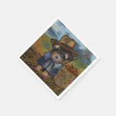 Serviette En Papier Yorkie Poo (Coin)