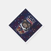Serviette En Papier Yorkie Poo (Coin)