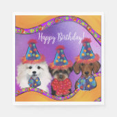 Serviette En Papier Yorkie Poo (Devant)