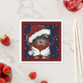 Serviette En Papier Yorkie Poo (En situation)