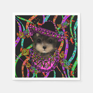Serviette En Papier Yorkie Poo