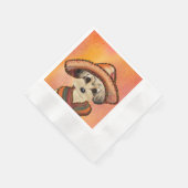 SERVIETTE EN PAPIER YORKIE POO (Coin)