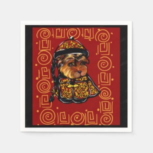 Serviette En Papier Yorkie Poo - Année du chien